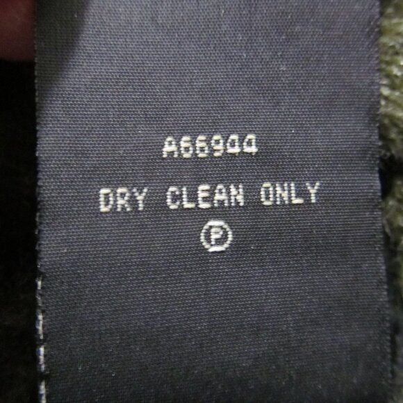 Dennis Basso Green Full Length Hooded Coat ~ Animal Print Lining ~ Size 1X - Picture 8 of 16